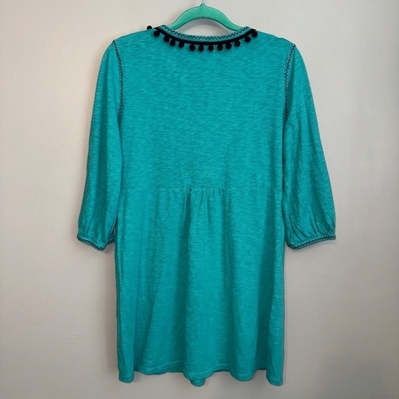 Boden Carina Jersey Tunic Pom Pom Mini Dress Size 8R 8 Regular - Picture 7 of 7